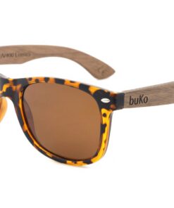 Drift wooden sunglasses with brown lenses