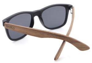 Runaway wooden sunglasses back