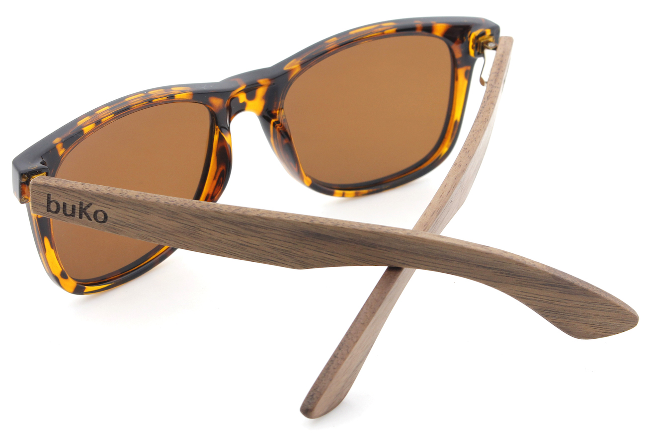 Drift wooden sunglasses back