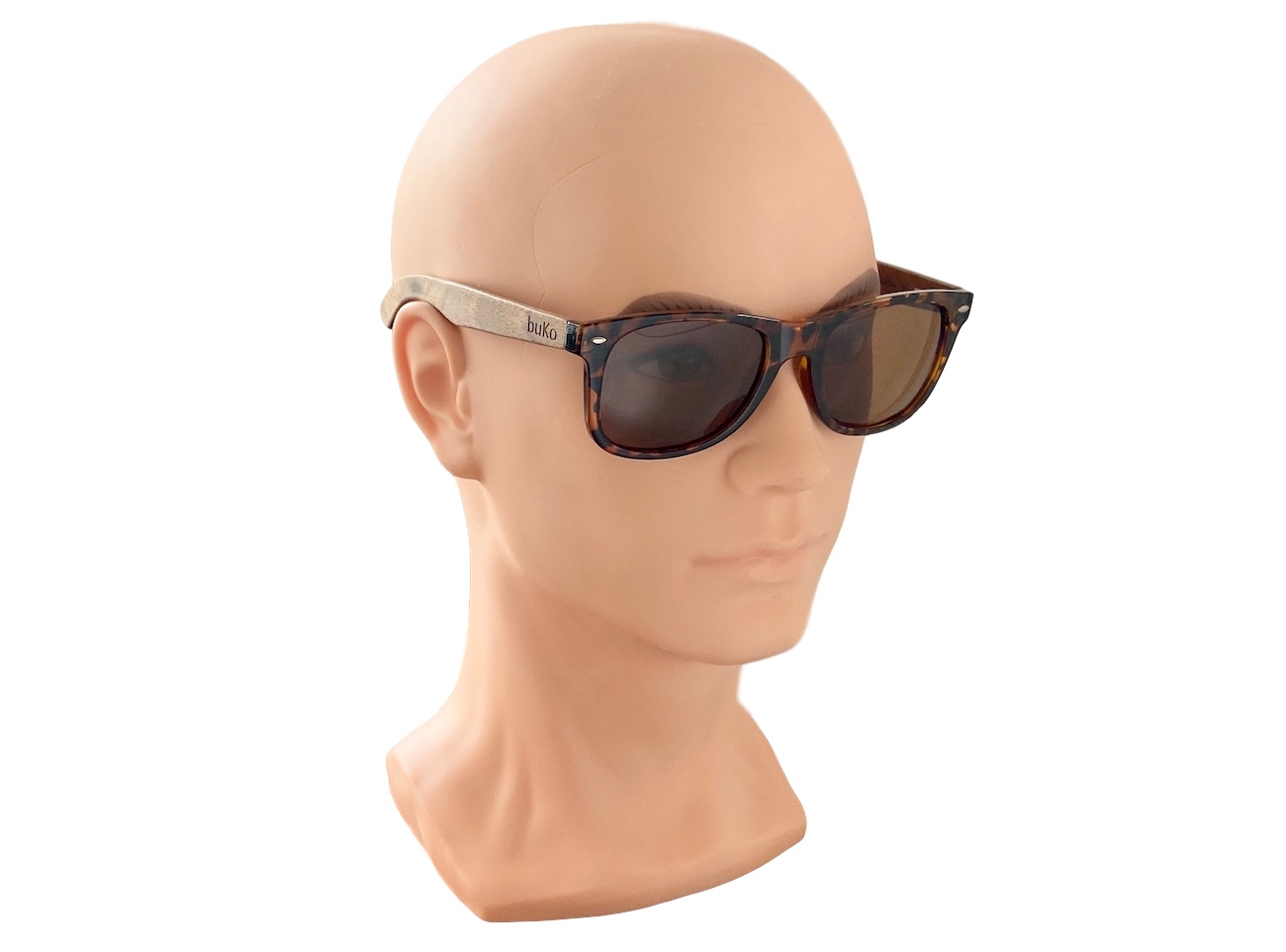 Drift wood sunglasses on male model