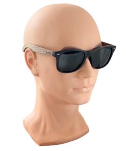 Runaway wooden sunglasses on male model