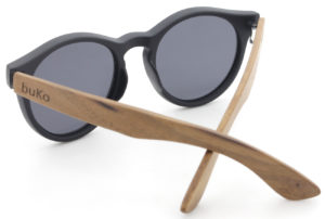 Rendezvous wooden sunglasses back
