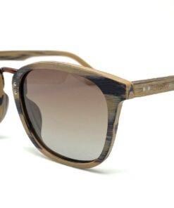 Bondi Oak wood sunglasses side