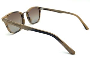 Bondi Oak wood sunglasses back