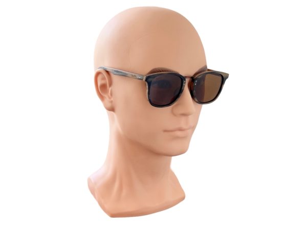 bondi oak wood sunglasses on male model