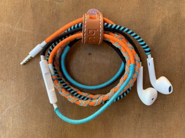 ‘Coral Snake’ Wrapped Earphones