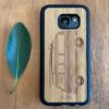 Wooden Samsung Galaxy S7/S7 Edge Case with Kombi Van Engraving