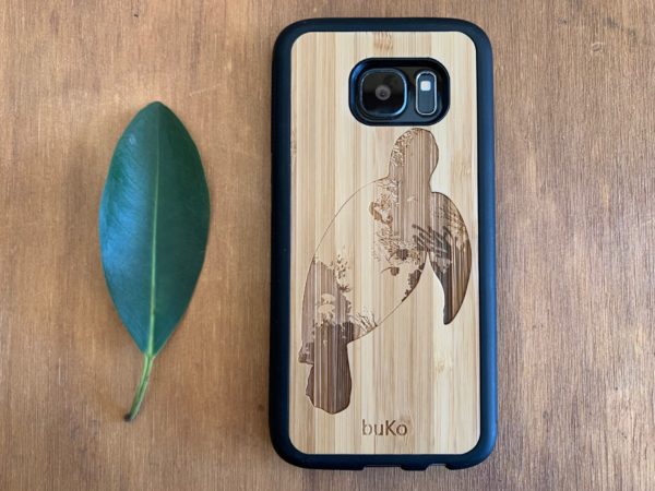 Wooden Samsung Galaxy S7/S7 Edge Case with Turtle Engraving