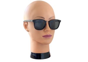 Bondi Black sunglasses on female model