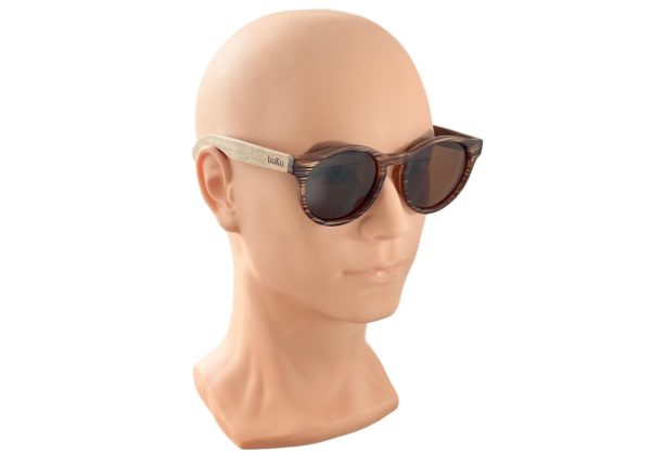 Savannah wooden sunglasses on male model
