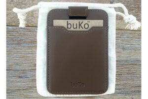 Slim wallet with pouch