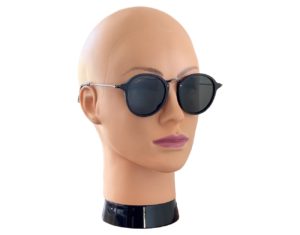 Tama Black sunglasses on female model