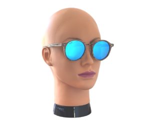 Avalon Oak sunglasses on female model