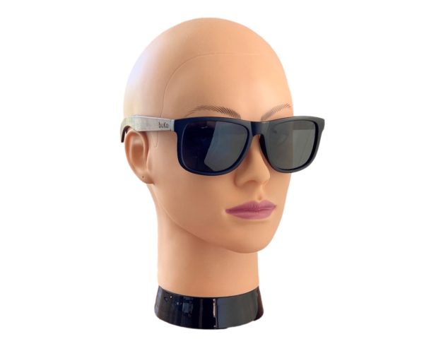 rogue wooden sunglasses on female model