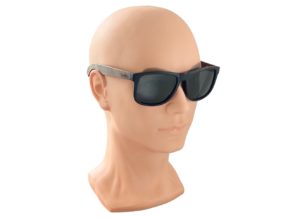 rogue wooden sunglasses on male model