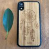 Wooden iPhone XR Case with Dreamcatcher Engraving