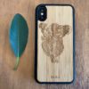 Wooden iPhone XS Max Case with Koala Engraving