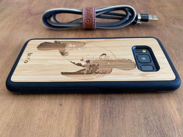 Wooden Samsung Galaxy S8 and S8 Plus Cases/Covers with Turtle Engraving