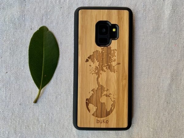 Wooden Galaxy S9/S9 Plus Case with Down to Earth Engraving