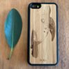 Wooden iPhone 5, 5s, SE Case with Turtle Engraving
