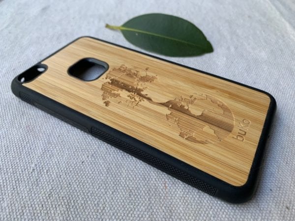 Wooden Huawei P10 Lite Case with Down to Earth Engraving