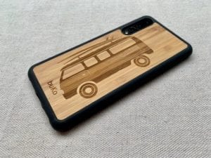 Wooden Huawei P20 & P20 Pro Cases with Kombi Van
