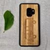 Wooden Galaxy S9/S9 Plus Case with Kombi Van Engraving
