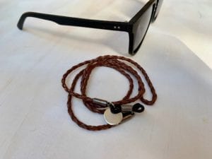 Brown Leather Sunglasses Saver Straps