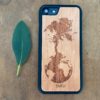 Wooden iPhone 7 and iPhone 7 PLUS Case with Down To Earth Engraving