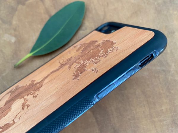 Wooden iPhone 8 and iPhone 8 PLUS Case with Down To Earth Engraving II