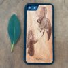Wooden iPhone 8 and iPhone 8 PLUS Case with Turtle Engraving