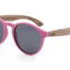 Kids pink wooden sunglasses