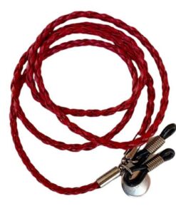 red leather sunglasses saver strap