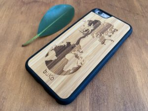 Wooden iPhone 6 and 6 Plus Case with Down to Earth Engraving