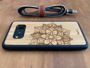 Wooden Samsung Galaxy S8 and S8 Plus Cases/Covers with Mandala Engraving