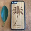 Wooden iPhone 6 and 6 Plus Case with Palm Tree Engraving