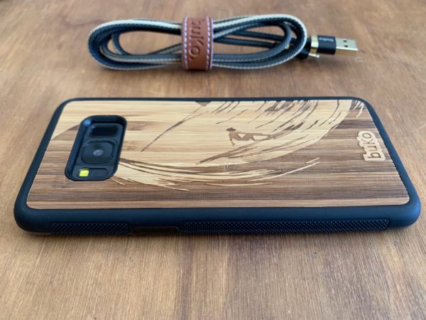 Wooden Samsung Galaxy S8 and S8 Plus Cases/Covers with Surfer Engraving