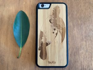 Wooden iPhone 6 and 6 Plus Case with Turtle Engraving