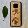 Wooden Huawei Mate 20 Pro Case with Down to Earth Engraving