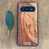 Wooden Galaxy S10/S10 Plus Case with Surfer Engraving