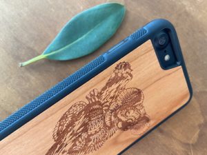 Wooden iPhone 7 and iPhone 7 PLUS Case with Koala Engraving III