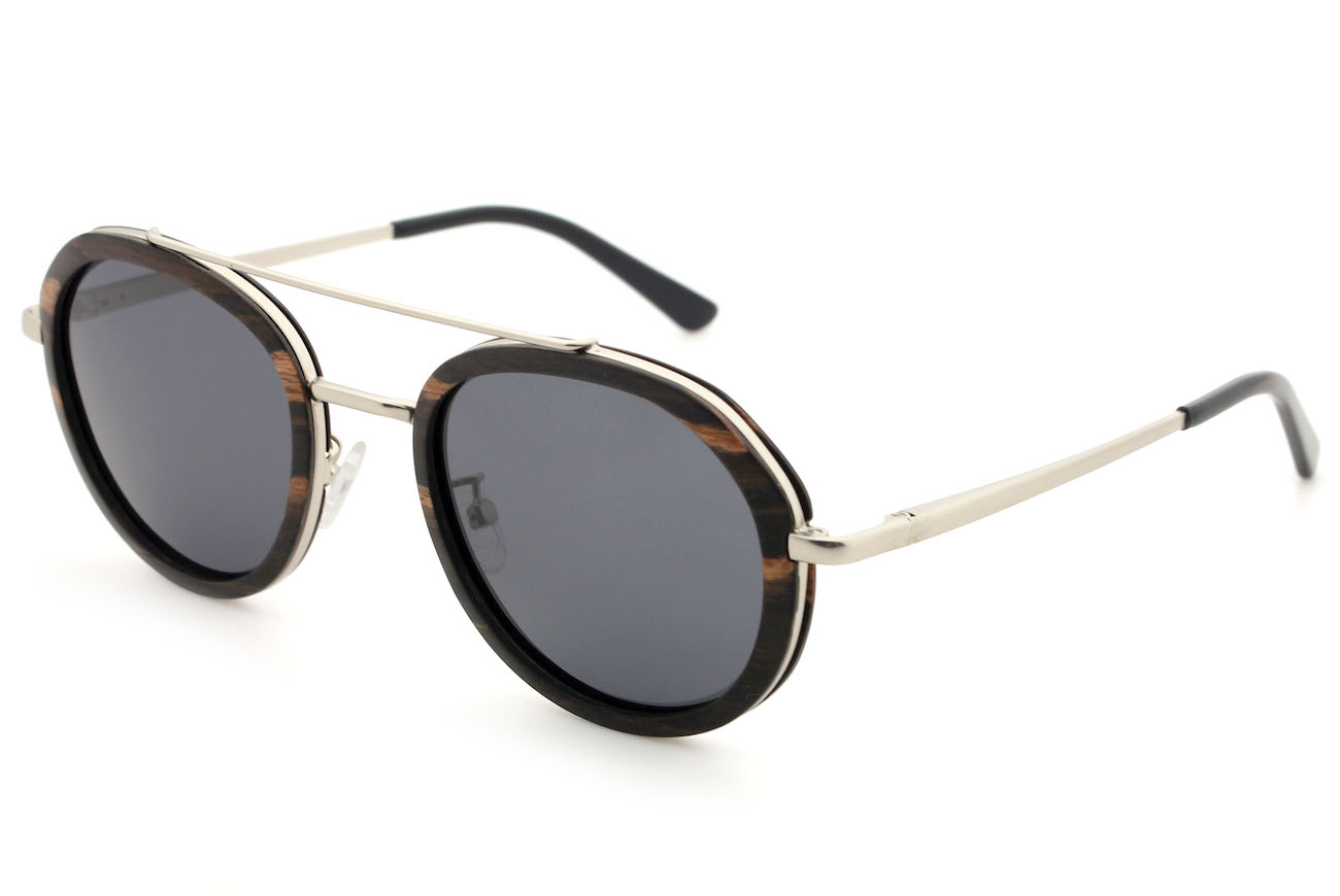 Luxé Black wooden Sunglasses