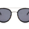 Luxé Black wooden Sunglasses front