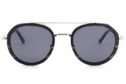 Luxé Black wooden Sunglasses front