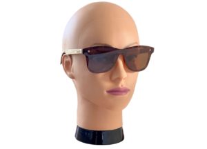 Drift 2.0 wooden sunglasses on female model