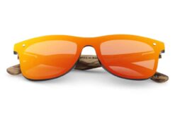 Drift 2.0 Red Wooden Sunglasses folded