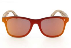 Drift 2.0 Red Wood Sunglasses front