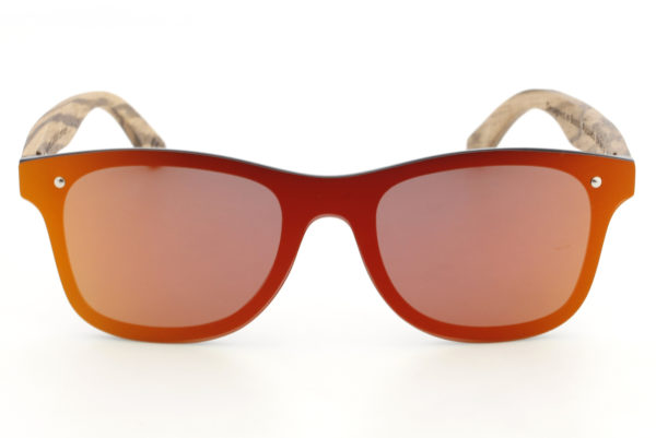 Drift 2.0 Red Wood Sunglasses front