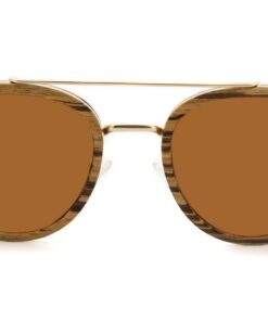 Luxe wooden sunglasses front view