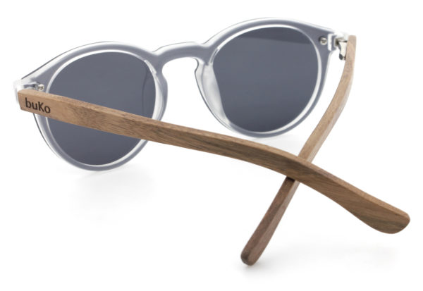 Revolver wooden sunglasses back